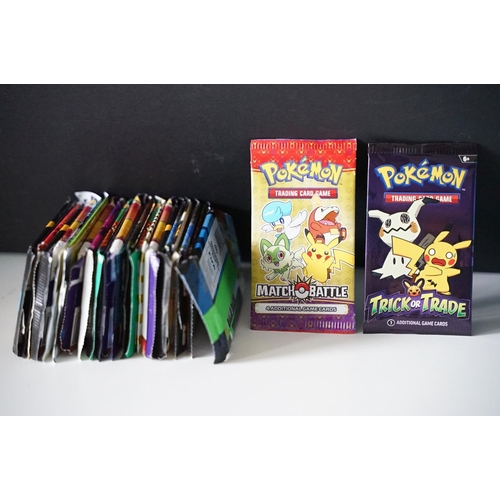 386 - Approx 29 sealed trading card packs to include Pokemon (Trick or Trade, Match Battle) Yu Gi Oh, Warh... 