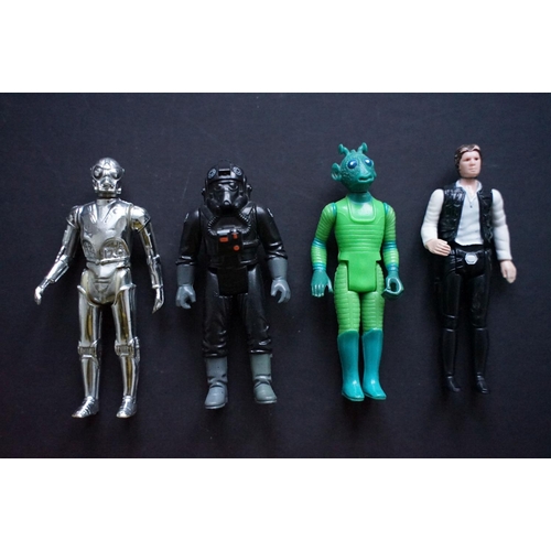 403 - Star Wars - 40 Original US Star Wars figures to include R2-D2, Chewbacca, R5-D4, Ben Obi Wan Kenobi,... 