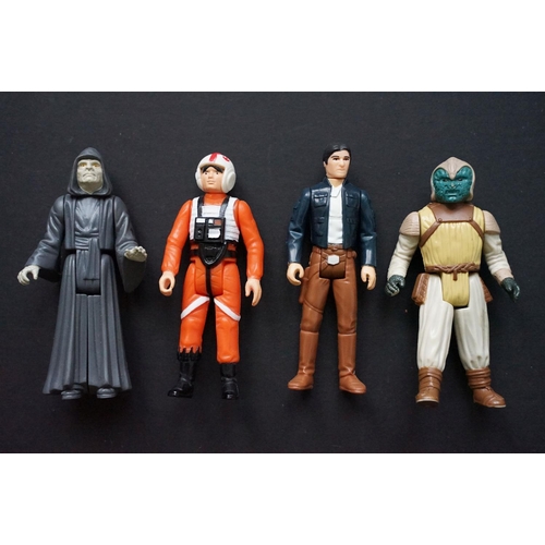 406 - Star Wars - Collection of 35 original figures to include Darth Vader, Chewbacca, R2D2, Chief Chirpa,... 