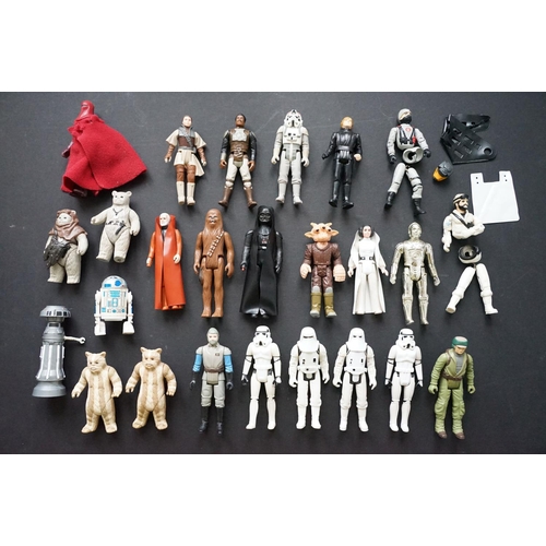 407 - Star Wars - 23 Original Star Wars figures to include Chewbacca, Endor Rebel Commando, FX-7, R2-D2, D... 