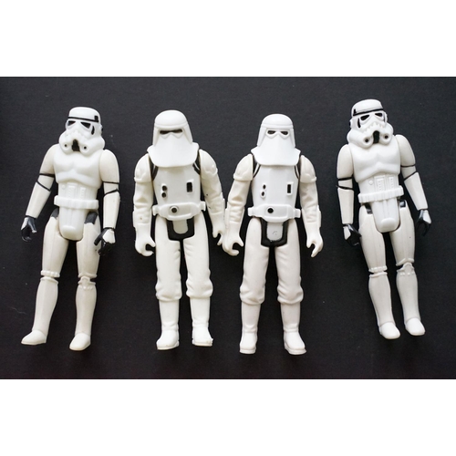 407 - Star Wars - 23 Original Star Wars figures to include Chewbacca, Endor Rebel Commando, FX-7, R2-D2, D... 