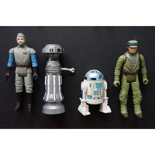 407 - Star Wars - 23 Original Star Wars figures to include Chewbacca, Endor Rebel Commando, FX-7, R2-D2, D... 