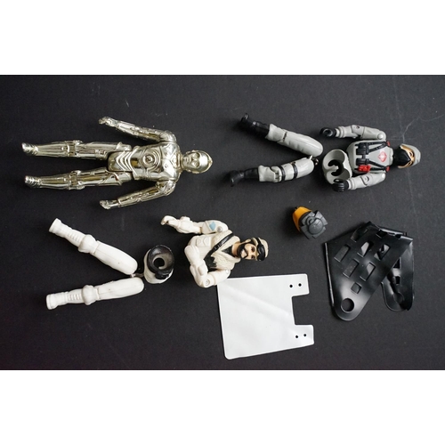 407 - Star Wars - 23 Original Star Wars figures to include Chewbacca, Endor Rebel Commando, FX-7, R2-D2, D... 