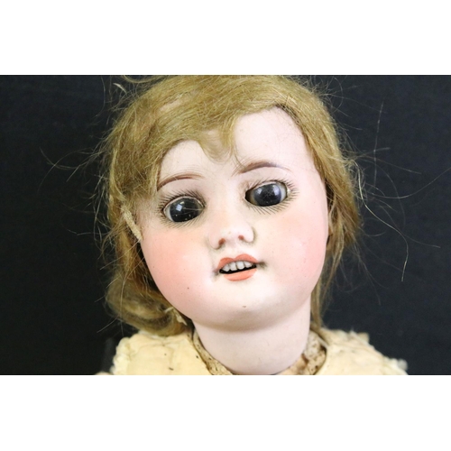 278 - French SFBJ (Société Française de Fabrication de Bébés et Jouets) bisque headed doll with sleeping g... 