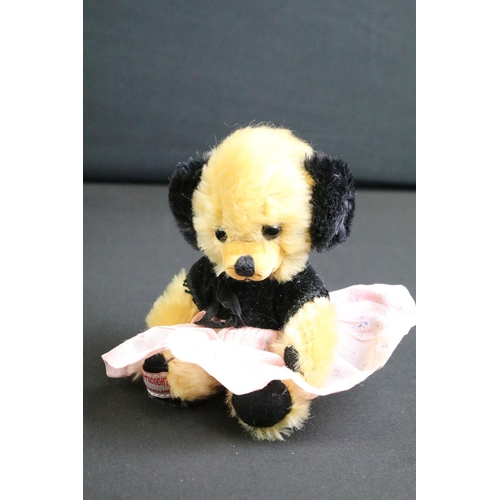 281 - Five Merrythought teddy bears to include Custard & Cream (ltd edn no. 10/10, with certificate), Peac... 