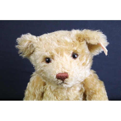 283 - Seven Steiff teddy bears to include 665981 Peace Bear ltd edn, 670527 Steiff 2000 Teddy 22 Blond ltd... 