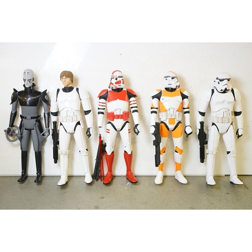 362 - Star Wars - Collection of five unboxed Jakks Pacific Star Wars 31 inch figures to include The Inquis... 