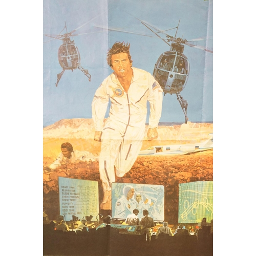 389A - Three vintage Sci-Fi quad posters featuring Logan's Run, Capricorn One & Roller Ball, condition vari... 