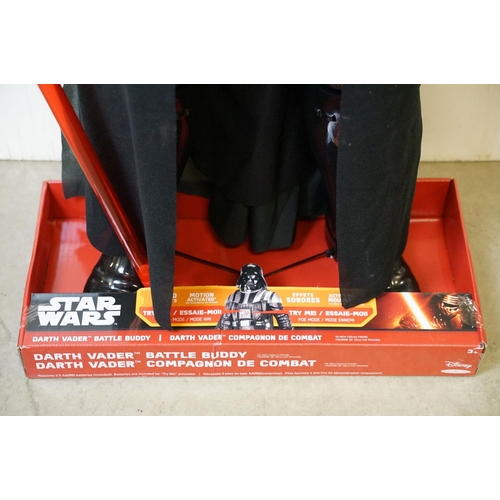 393 - Star Wars - Boxed / carded Jakks Pacific Star Wars classic 48 inch Darth Vader Battle Buddy shop dis... 