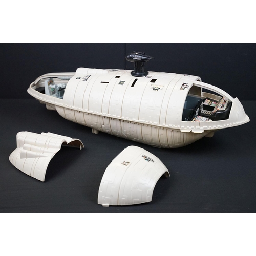 395 - Star Wars - Four original play worn Star Wars vehicles to include Rebel Transport, Slave 1 Boba Fett... 