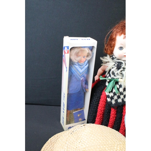 298 - Collection of around 35 hard plastic & composition dolls to include a Pedigree doll with sleeping ey... 