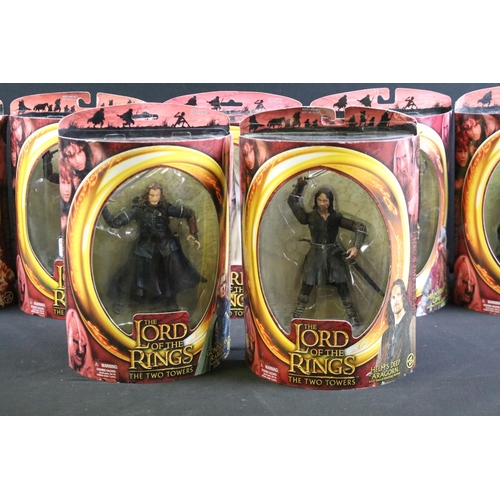 338 - Collection of 12 boxed Toy Biz The Lord Of The Rings The Two Towers figures to include Berserker Uru... 