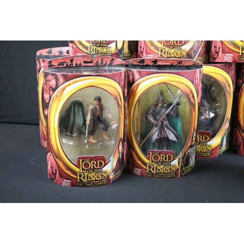 339 - Collection of 12 boxed Toy Biz The Lord Of The Rings The Two Towers figures to include Prologue Elve... 