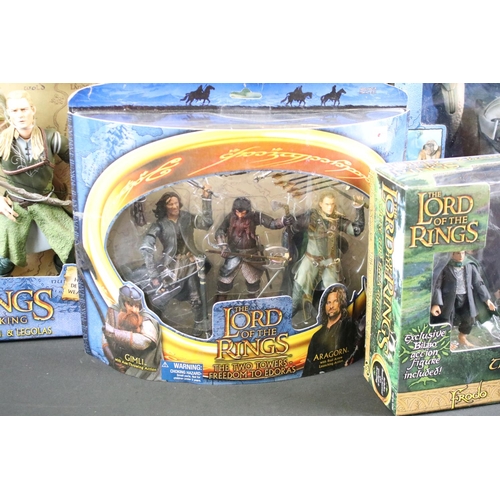 343 - Collection of seven boxed Toy Biz The Lord Of The Rings figures and figure sets to include Elves Of ... 