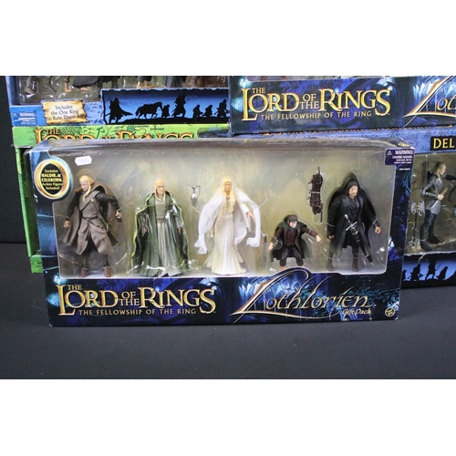 345 - Collection of five boxed Toy Biz The Lord Of The Rings The Fellowship Of The Ring figure sets to inc... 