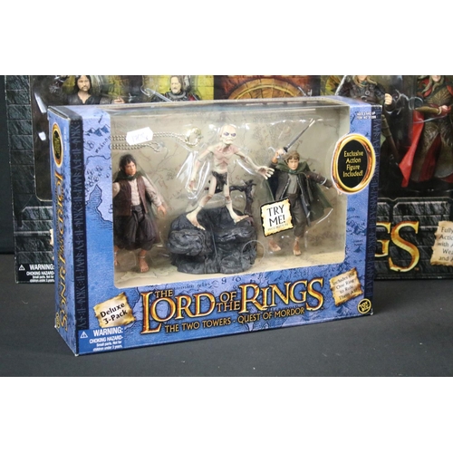 346 - Collection of six boxed Toy Biz The Lord Of The Rings The Two Towers figure sets to include The Retu... 