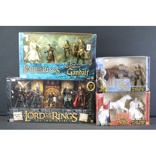 346 - Collection of six boxed Toy Biz The Lord Of The Rings The Two Towers figure sets to include The Retu... 