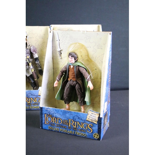 348 - Collection of six boxed Toy Biz The Lord Of The Rings poseable figures to include 5 x The Return Of ... 