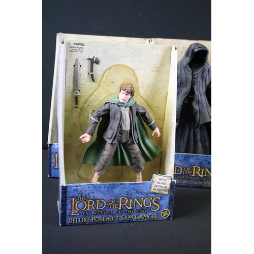 348 - Collection of six boxed Toy Biz The Lord Of The Rings poseable figures to include 5 x The Return Of ... 