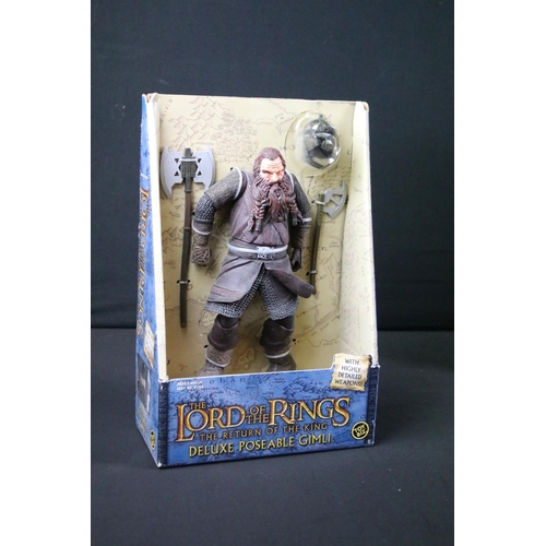 348 - Collection of six boxed Toy Biz The Lord Of The Rings poseable figures to include 5 x The Return Of ... 