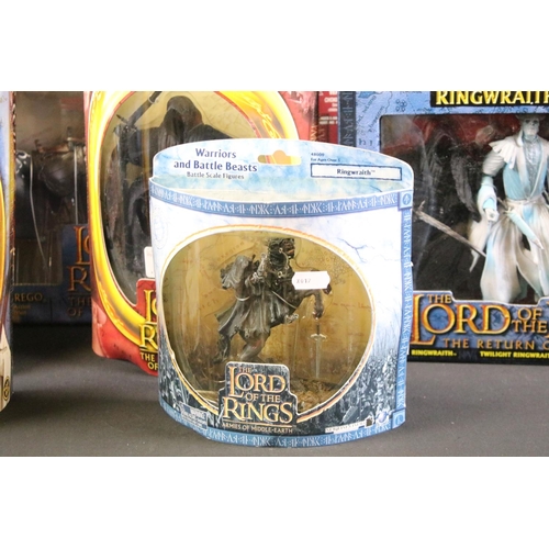 349 - Collection of ten boxed Toy Biz The Lord Of The Rings figures and figure sets to include 2 x Aragorn... 