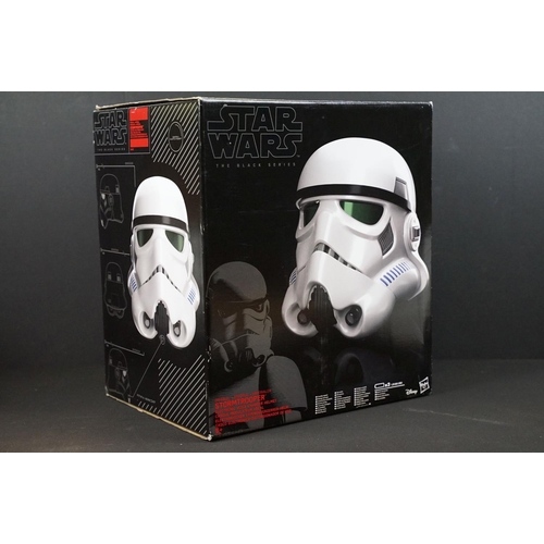 363 - Star Wars - Boxed Hasbro Star Wars The Black Series Imperial Stormtrooper Electronic Voice Changer H... 