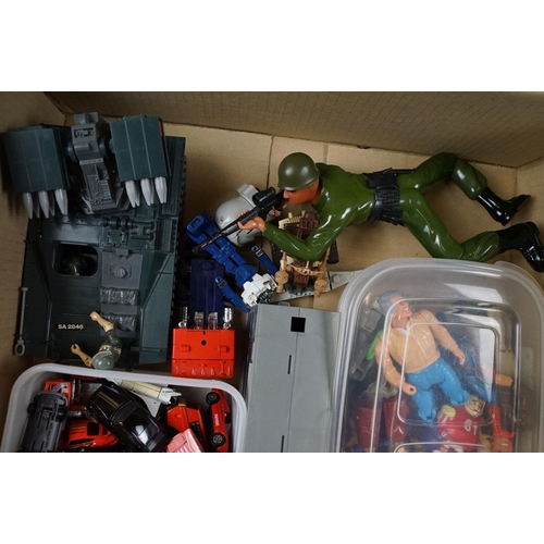 373 - Collection of 1980/90s figures and toys to include LJN Thundercats, Playmates Teenage Mutant Ninja T... 