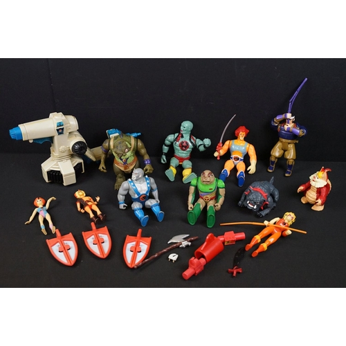 374 - Thundercats - 11 Original LJN Thundercats figures to include Cheetara, Lion O, Panthro, Slithe, Wile... 