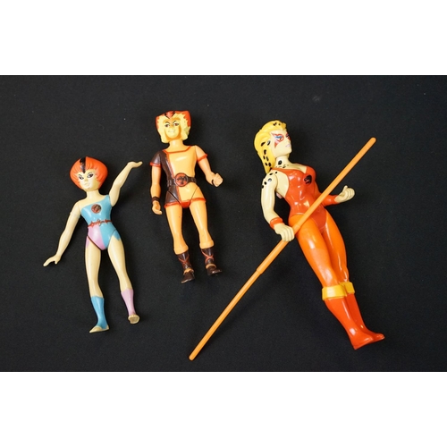 374 - Thundercats - 11 Original LJN Thundercats figures to include Cheetara, Lion O, Panthro, Slithe, Wile... 