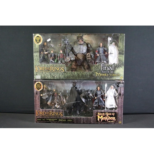 350 - Collection of five boxed Toy Biz The Lord Of The Rings The Return Of The King figure sets to include... 