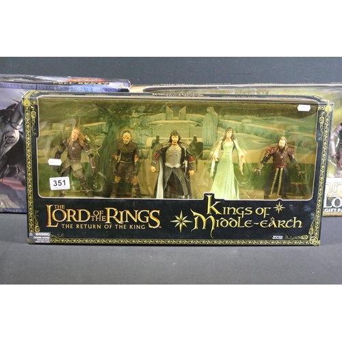 351 - Collection of four boxed Toy Biz The Lord Of The Rings The Return Of The King figure sets to include... 