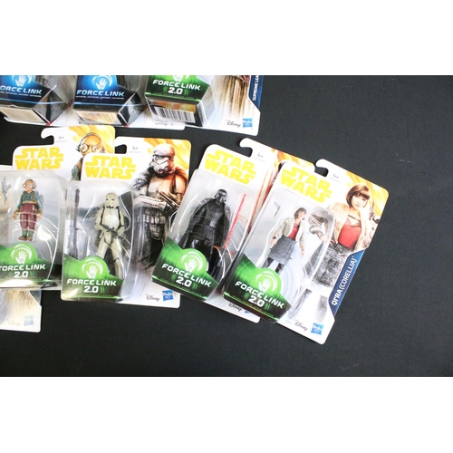 354 - Star Wars - Collection of 47 carded figures to include examples from The Force Awakens, Force Link, ... 