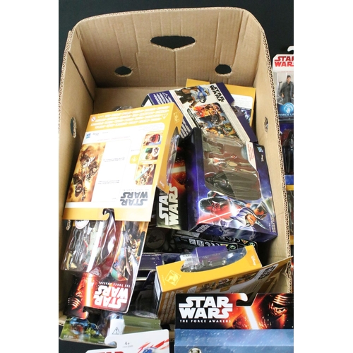 354 - Star Wars - Collection of 47 carded figures to include examples from The Force Awakens, Force Link, ... 