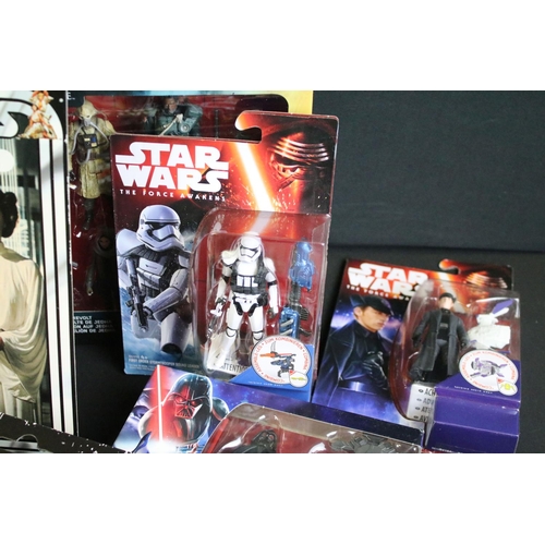 355 - Star Wars - Collection of 36 carded and boxed figures to include examples from The Vintage Collectio... 