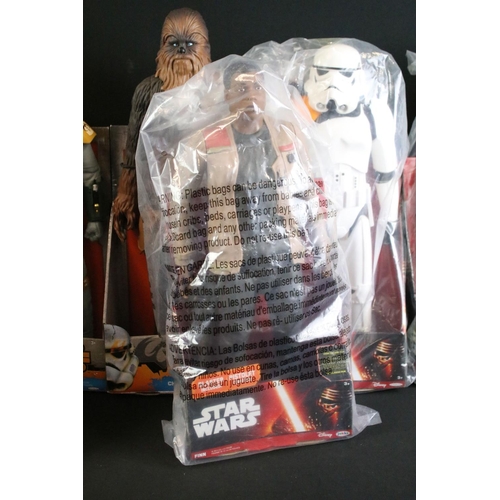 356 - Star Wars - Collection of nine boxed / carded Jakks Pacific Star Wars 18 inch figures to include Bob... 