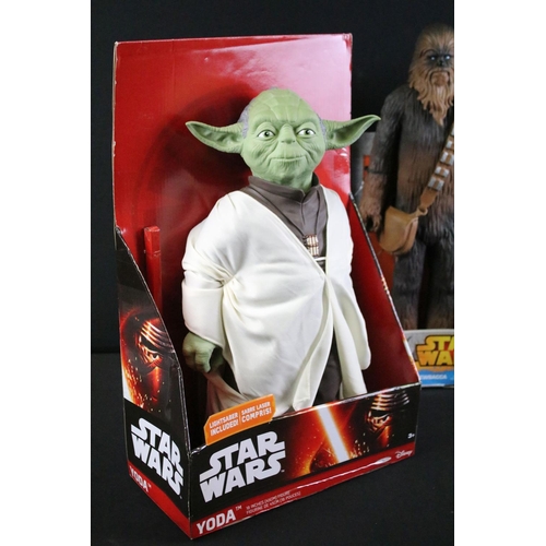 356 - Star Wars - Collection of nine boxed / carded Jakks Pacific Star Wars 18 inch figures to include Bob... 