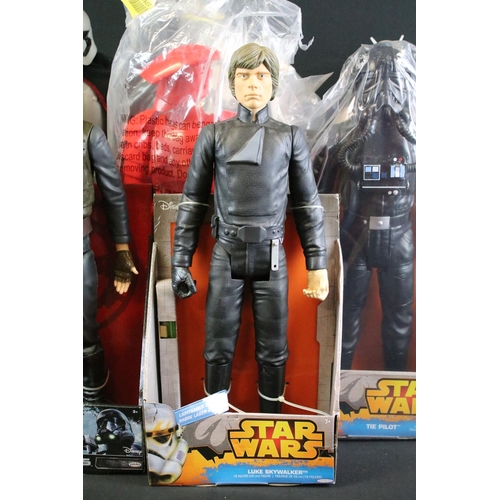 357 - Star Wars - Collection of ten boxed / carded Jakks Pacific Star Wars 18 inch figures to include Tusk... 