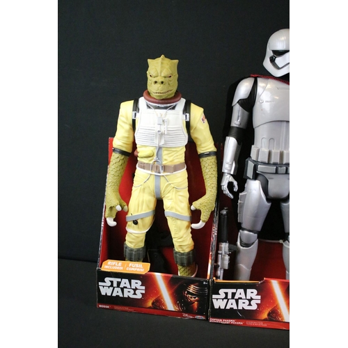 357 - Star Wars - Collection of ten boxed / carded Jakks Pacific Star Wars 18 inch figures to include Tusk... 