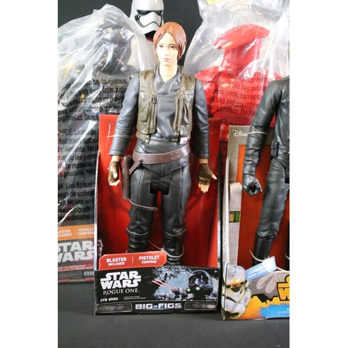 357 - Star Wars - Collection of ten boxed / carded Jakks Pacific Star Wars 18 inch figures to include Tusk... 