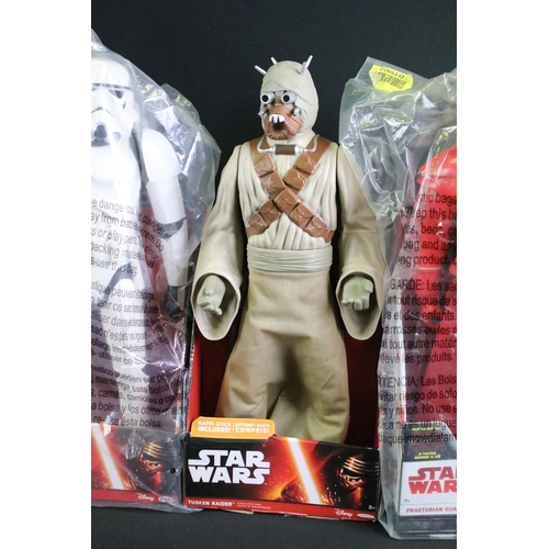 357 - Star Wars - Collection of ten boxed / carded Jakks Pacific Star Wars 18 inch figures to include Tusk... 