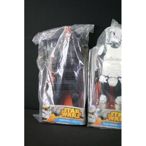 358 - Star Wars - Collection of ten boxed / carded Jakks Pacific Star Wars 18 inch figures to include Scou... 