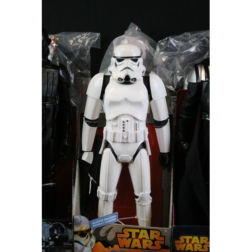 358 - Star Wars - Collection of ten boxed / carded Jakks Pacific Star Wars 18 inch figures to include Scou... 