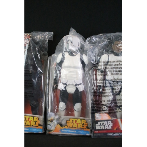 358 - Star Wars - Collection of ten boxed / carded Jakks Pacific Star Wars 18 inch figures to include Scou... 