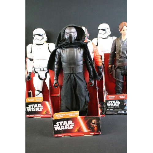 359 - Star Wars - Collection of ten boxed / carded Jakks Pacific Star Wars 18 inch figure to include Ezra ... 