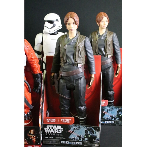 359 - Star Wars - Collection of ten boxed / carded Jakks Pacific Star Wars 18 inch figure to include Ezra ... 