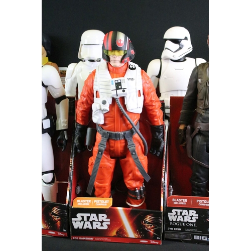 359 - Star Wars - Collection of ten boxed / carded Jakks Pacific Star Wars 18 inch figure to include Ezra ... 