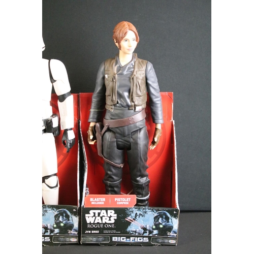 359 - Star Wars - Collection of ten boxed / carded Jakks Pacific Star Wars 18 inch figure to include Ezra ... 