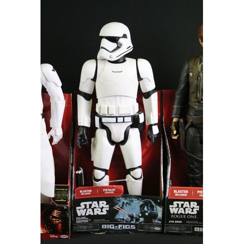 359 - Star Wars - Collection of ten boxed / carded Jakks Pacific Star Wars 18 inch figure to include Ezra ... 