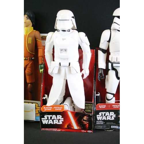 359 - Star Wars - Collection of ten boxed / carded Jakks Pacific Star Wars 18 inch figure to include Ezra ... 