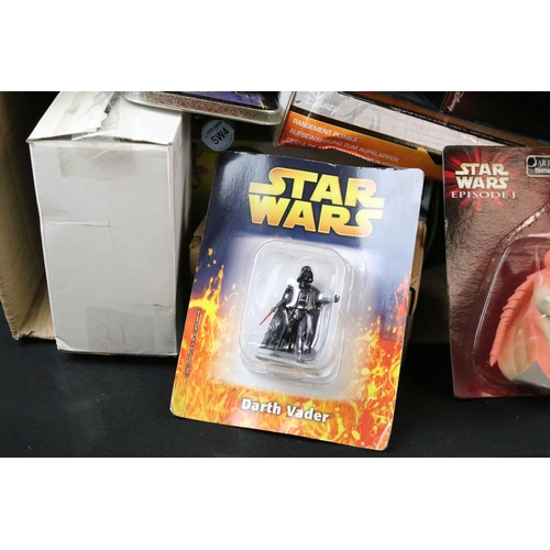 360 - Star Wars - Large collection of various Star Wars related items to include 4 x Star Wars Metallic Im... 